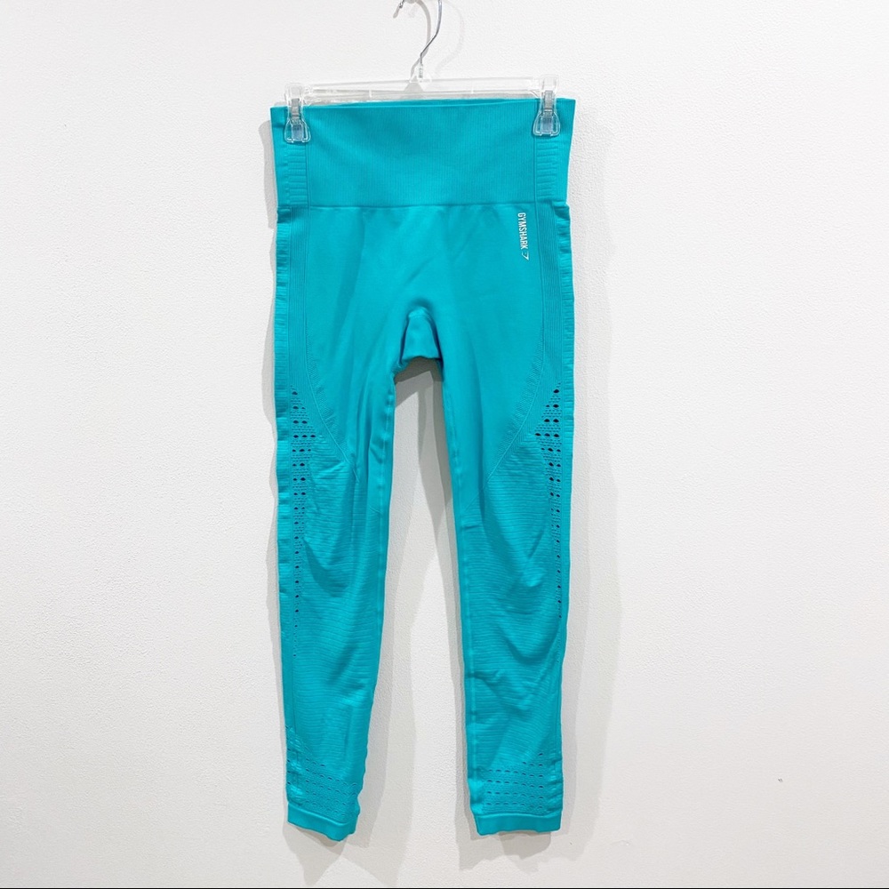 Gymshark Turquoise Seamless Leggings